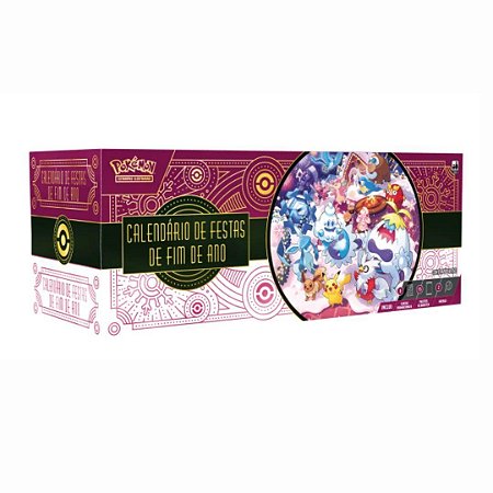 Pokémon TCG Calendário de Festas de Fim de Ano 2025 Copag