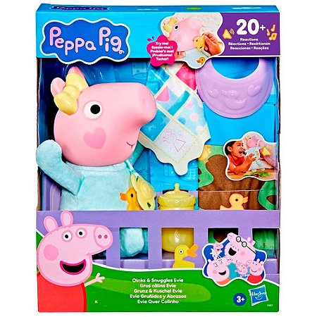 Peppa Pig Bebê Evie Colo e Soneca Interativa Hasbro G1637