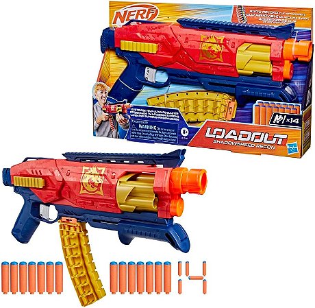 Nerf Loadout Shadowspeed Recon Lançador Hasbro G1760
