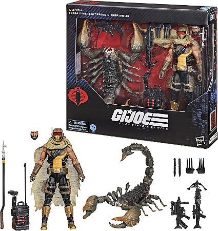 G.I. Joe Classified Cobra Desert Scorpion & SKRP10N-25 Hasbro G1227