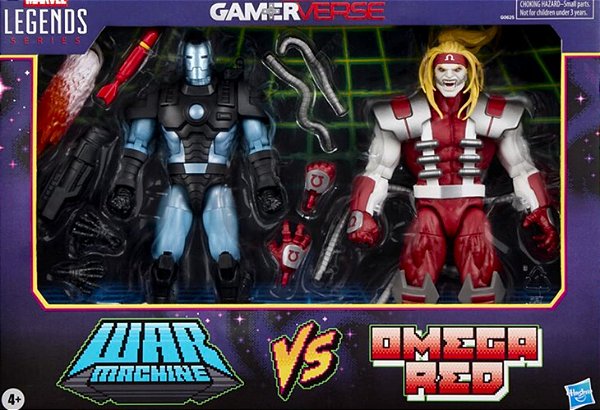 Boneco Marvel Maquina De Guerra vs Omega Red G0625