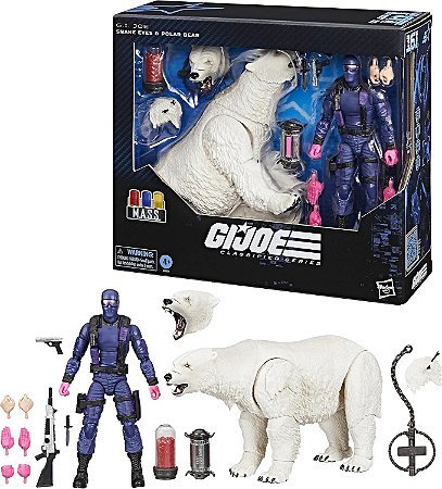 G.I. Joe Classified Series Snake Eyes e Urso Polar G0850