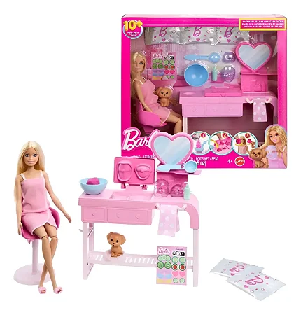 Barbie Dia de Spa Boneca com Acessórios Mattel HYV31
