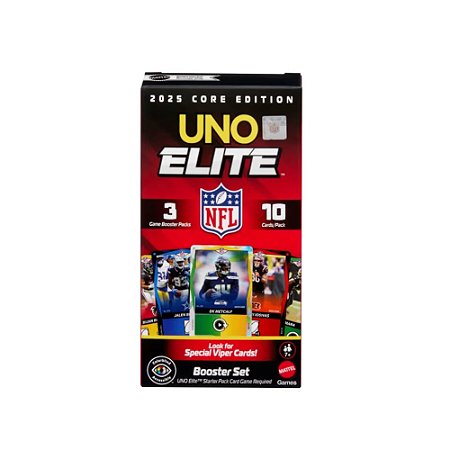 UNO Elite NFL Pacote Impulso Booster JHG47 Mattel
