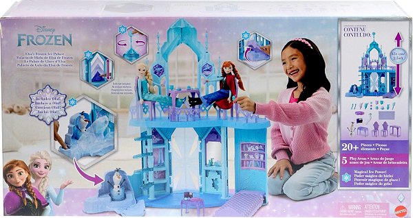 Castelo de Gelo Disney Frozen Elsa Olaf Mattel JGG41