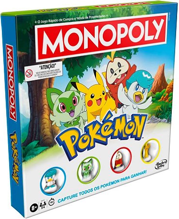 Jogo de Tabuleiro Monopoly Pokémon Edition Hasbro G0716