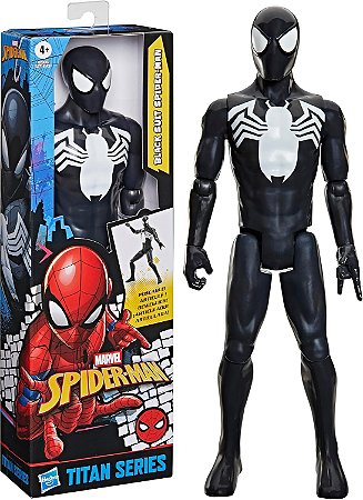 Boneco Marvel Homem-Aranha Titan Series Black Suit Hasbro G2860