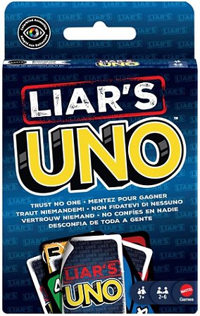 Uno Liar's Jogo de Cartas Mattel JLH43