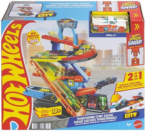 Hot Wheels Pista City Garagem de Acrobacias Mattel JHL94