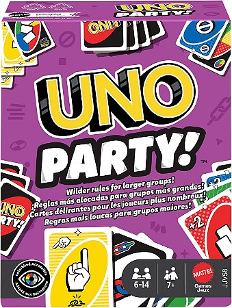 UNO Jogo de Cartas Party! Mattel JJV58