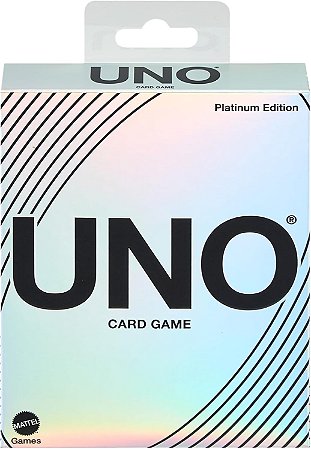 UNO Jogo de Cartas Edição Platina Mattel HPY61