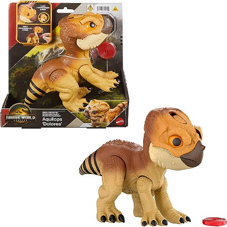 Jurassic World Dinossauro Interativo Aquilops Dolores Mattel JGC01