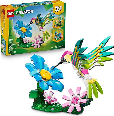 Lego Creator 3 em 1 Animais Selvagens: Beija-flor 31384