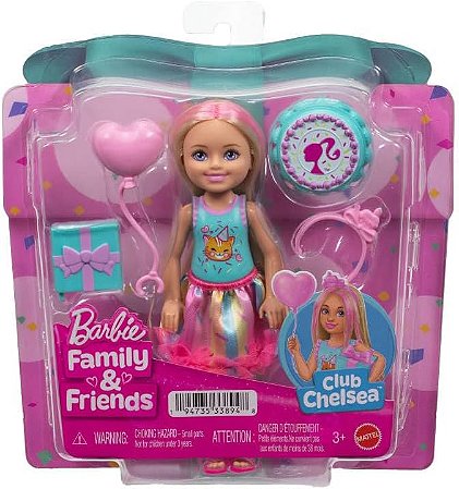 Barbie Boneca Chelsea Aniversário Mattel JJB37