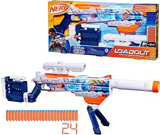 Nerf Loadout Arctic Zerostriker Lançador Hasbro G1764