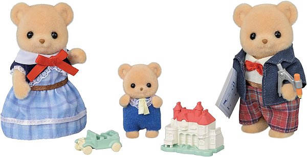 Sylvanian Families Familia dos Ursos Biscoito Epoch 5851