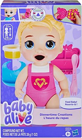 Baby Alive Criações para o Jantar Harper Hasbro G2788