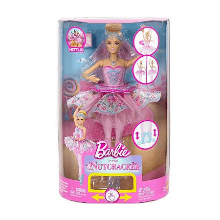 Boneca Barbie Quebra-Nozes Clara Deluxe JLW53 Mattel