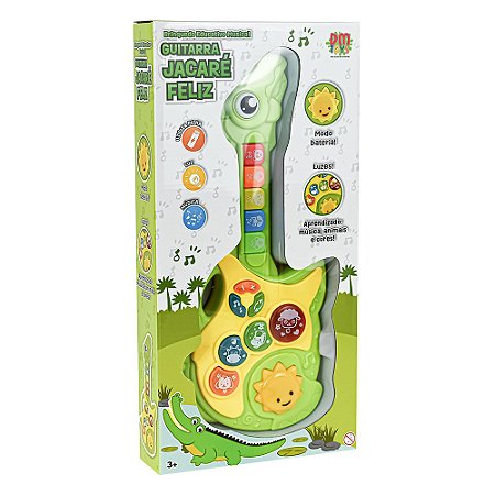 Guitarra Musical Educativa Jacaré Feliz DMT6894