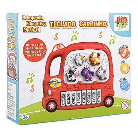 Teclado Musical Educativo Carrinho DMT6900