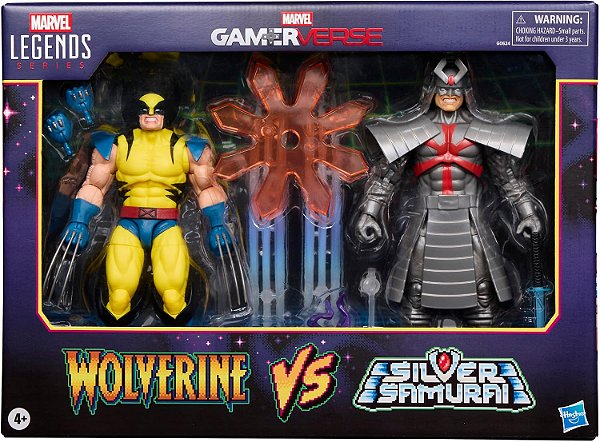 Boneco Marvel  Wolverine VS Samurai De Prata G0624