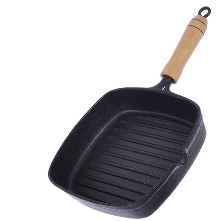 Frigideira De Ferro Fundido Cook Grill 22x22cm FS22 cod 6481 Santana