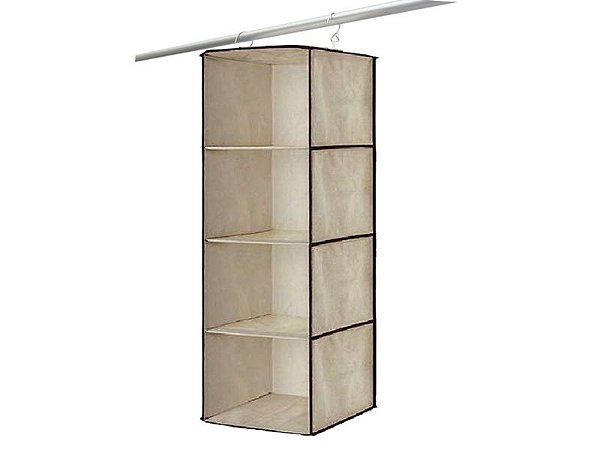 Prateleira Organizadora Guarda Roupa 4 Nichos 730 VB Home