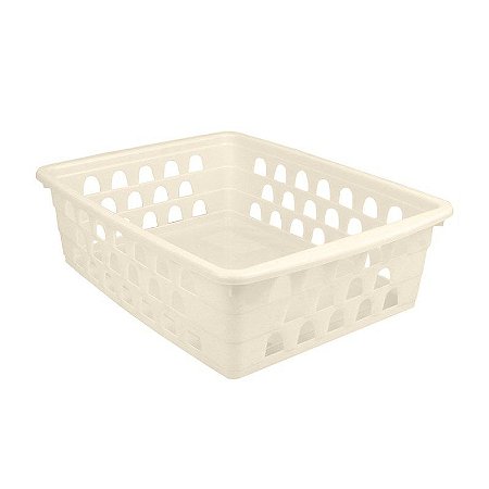Cesto Multiuso Grande Palha 25x7x19cm PP 1033 Uninjet