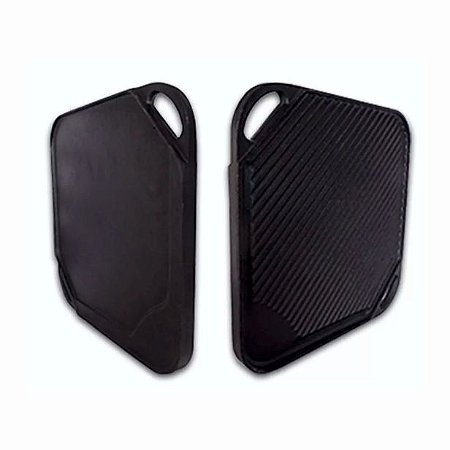 Bifeteira Ferro Fundido Quadrada Dupla Face 2 Alças 24 cm FS69 cod 4766 Santana