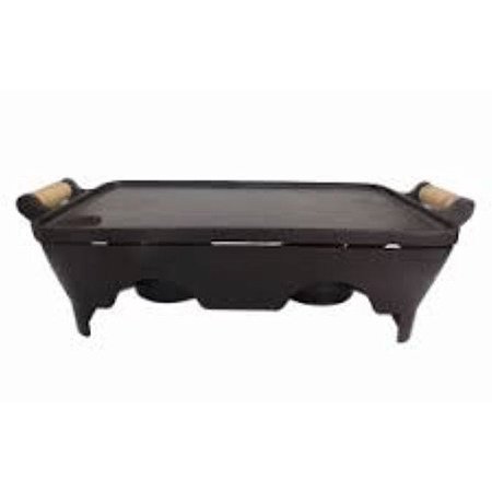 Rechaud Liso 2 Chamas Ferro Fundido 42x24 cm FS13 - Santana cod 6471