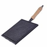 Bifeteira Ferro Fundido Grelhada Quadrada 25x25cm  FS 62.1 ccod 2843 Santana