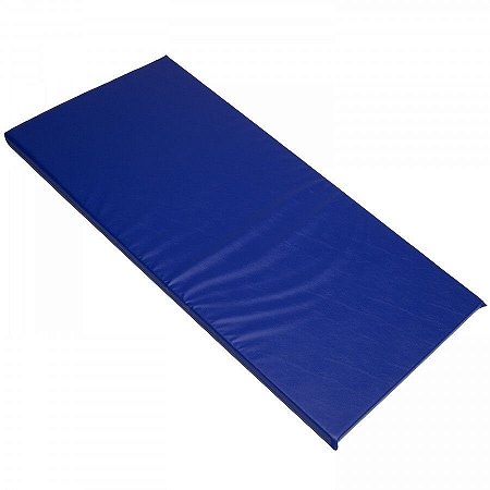 Colchonete Colchão Almofada P/ Academia 100x60x2,5cm Azul 123Organizei