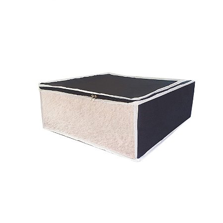 Organizador de G Nylon 60x45x30 Preto Toalha Edredom Lençóis