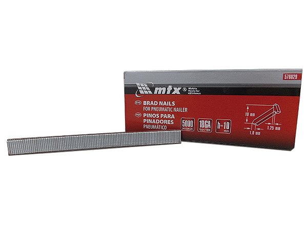 Pinos p/ Pinadores Pneumáticos 10mm x 1,25mm 576029 MTX