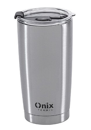 Copo Térmico Aço Inox 580ml Parede Dupla A Vácuo C/ Tampa