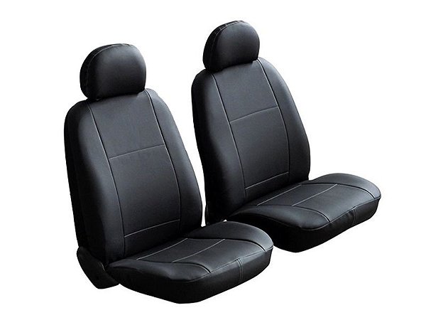 Conjunto Capa P/ Banco de Pick-up Preto Corino Est. Paulista