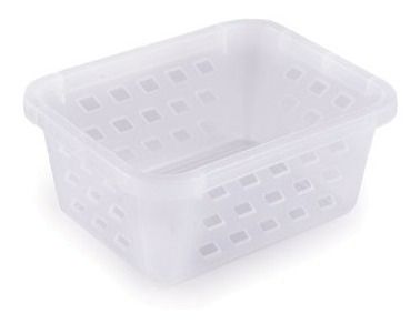 Cestinho Organizador Pequeno 6x11x14cm Transparente Plasútil