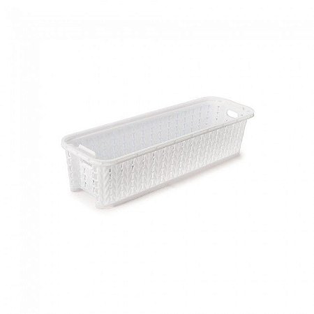 Cesto Organizador Decorativo 27x8 CM 920ML Plasútil