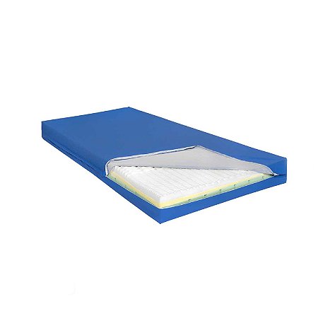 Capa Forro Colchão Azul Impermeável 1,90x88x22