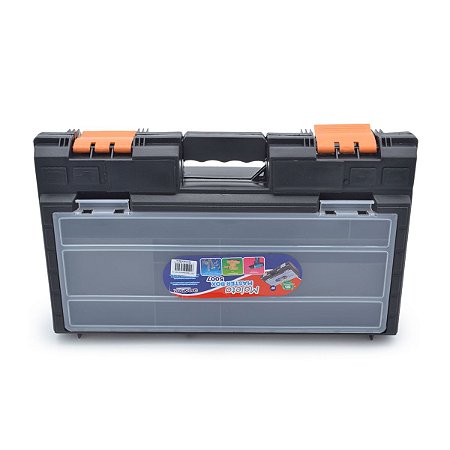 Maleta de Ferramentas Master Box Painel Frontal Transparente