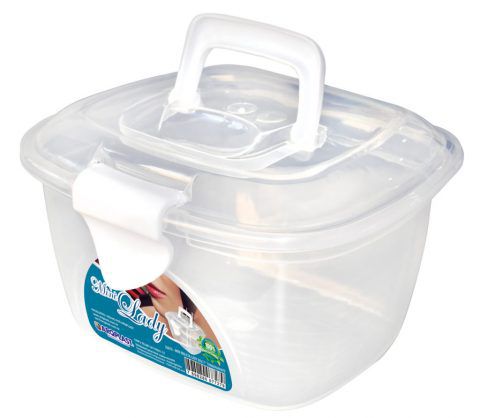 Mini Maleta Organizadora Multiuso Box 7 Litros Transparente