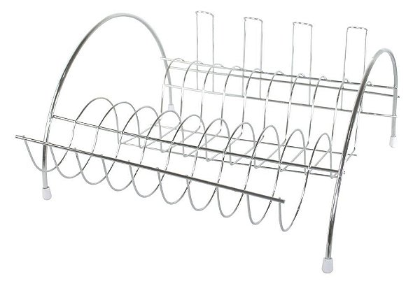 Escorredor de Louça Inox Multiuso Arco Arame Top Cromado