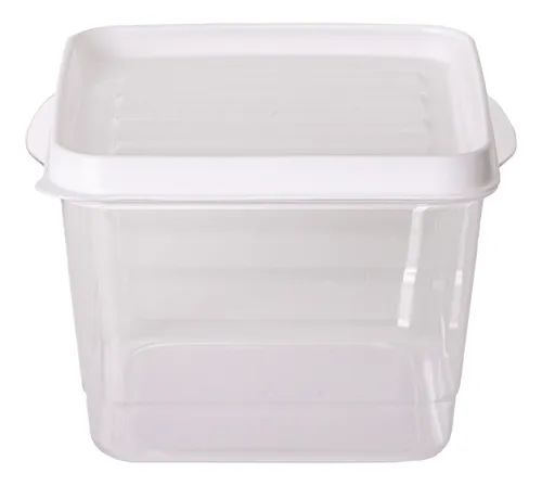 Pote Para Alimentos Quadrado 4600 ML 23x20x16 Cm
