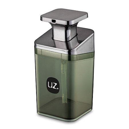 Porta Sabonete Liquido Slim Onix de Plastico 13,5x7,5 Cm