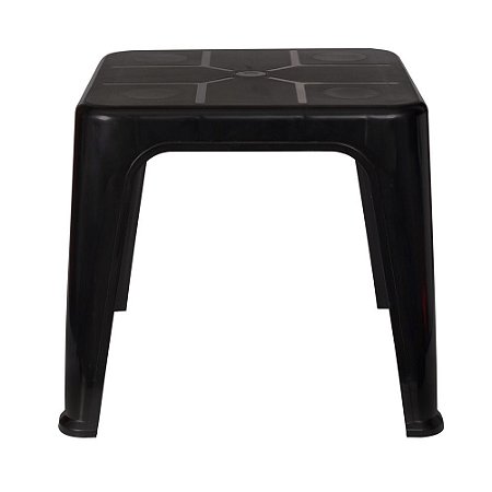 Mesa Prática de Apoio Multiuso 51x43Cm  Preta Mor