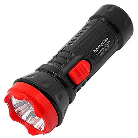 Lanterna De Mão 4 Leds Branco Frio Recarregável Bivolt