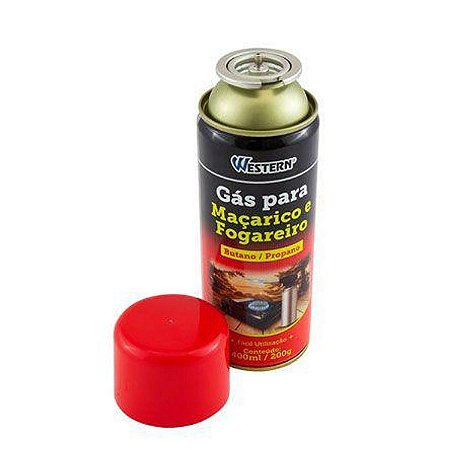 Cartucho de Gás Refil Maçarico Fogareiro Cozinha Western