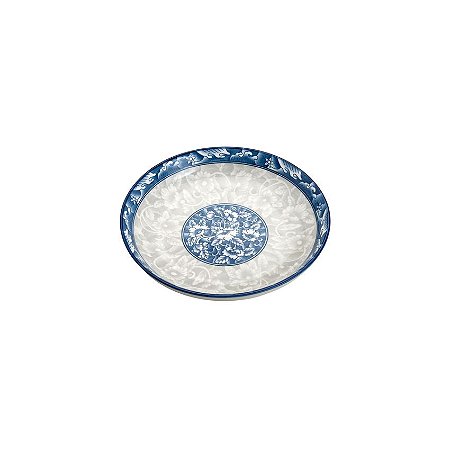 Prato Fundo de Porcelana Blue Garden Coupe 18cm 8481 Lyor