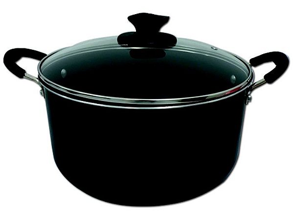 Caçarola 30 Grande Familia Preta 0.203 Dona Chefa