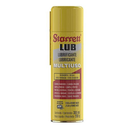 Lubrificante Anti Corrosivo  Desingripante 300ML S-LUB300 Starrett
